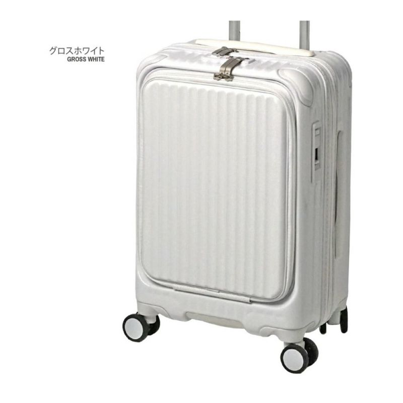 スーツケース 機内持ち込みサイズ フロントオープン型 2年保証 小型 35L TRIO トリオ CARGO AiR LAYER カーゴエアレイヤー  CAT532LY ジッパータイプ 夏休み ○手数料無料!!