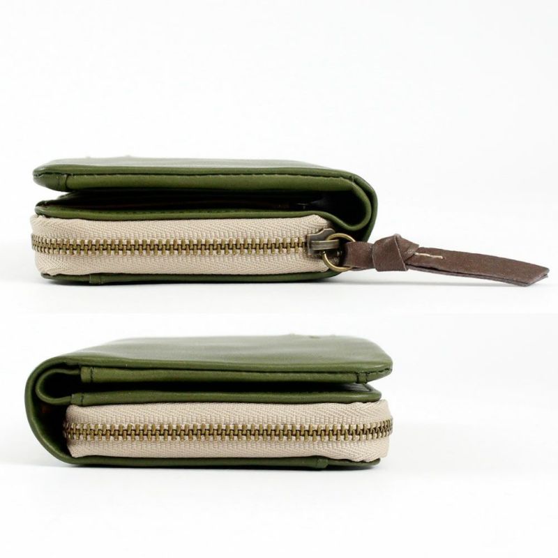 ノベルティ studio.s Lycha 財布 ミディアム財布 二つ折 折り財布 縦型 