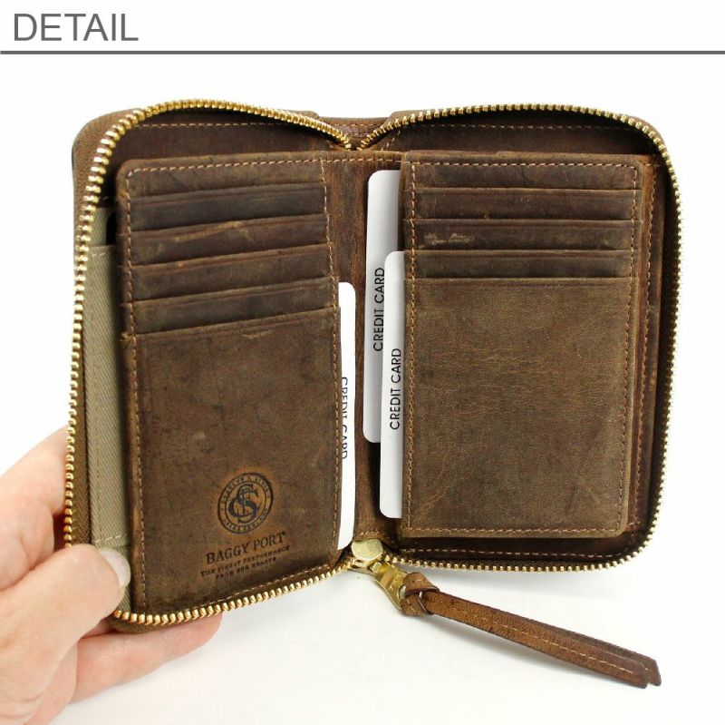 BAGGY PORT バギーポート 財布 二つ折り財布 ミディアム財布 BOX型 